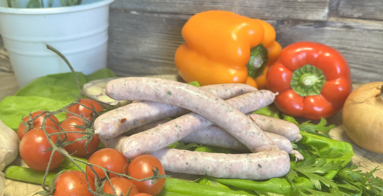 kiełbasa biała cienka